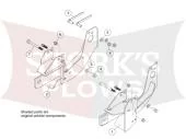 7182-1 Fisher Plow Mount 2007-19 Chevy GMC K1500 Silverado Sierra 