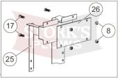 75916 Fisher Western 2" Receiver Hitch Adapter 900 Salt Spreader 