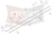 78219 Blizzard Rubber Deflector Kit 860SW 8600SW Speed Wing 
