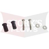 78270 New Western Fisher Blizzard 1/4 Well Nut Fastener Kit w/Bolts Poly Salt Spreader