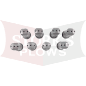 78463 SnowEx LiquiMaxx Grey Liquid Boom Nozzle Kit  .6 GPM ( Set of 8 ) Teejet