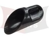 83879 Western Fisher Black Handheld Salt Scoop / Scooper