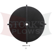 94513 14.5" Poly  Spreader Spinner Disc 1.25 Western Tornado Fisher Poly Caster