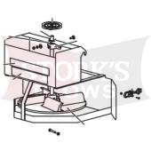 95785 Salt Spreader Stainless Steel Standard Chute 1.25 Blizzard Ice Chaser, Western Tornado, Fisher Poly-caster