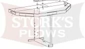 96053 Main Frame For Western/Fisher 2500 Blizzard LP-10 Salt Spreader Tailgate 