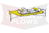 96090 Bottom Plate For Western/Fisher 2500 (early version) Salt Spreader Tailgate