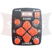 96461 Western MVP Plus V Plow WideOut Handheld Control Key Pad 96500 