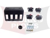 98988 Accessory Dash Bracket Kit Western Fisher Gas Model Striker Steel-Caster