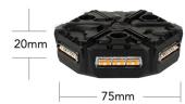 CLASS 1 Micro Beacon Surface Mount Amber Strobe Light Splice-in AIG008-B112AX1
