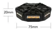 CLASS 1 Micro Beacon Surface Mount Amber Strobe Light Splice-in AIG008-B112AX1