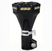CLASS 1 Micro Beacon Post Mount Amber Strobe Light Splice-in AIG008-B112AP1