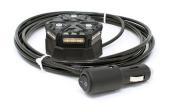 CLASS 1 Micro Beacon Magnetic Amber Strobe Light 12' Cigarette Lighter Plug Cord AIG008-B112AM3