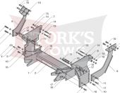 B30055 blizzard plow mount for suburban