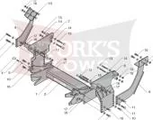 B30055 blizzard plow mount for suburban