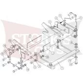 B30080 88-2000 Chevy GMC 1500 Tahoe Yukon Suburban Blizzard Power Hitch Truck Plow Mount 760LT