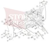 B32214 87-04 Dodge Dakota & Durango Blizzard Power Hitch Plow Mount 680LT 720LT