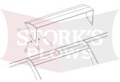 B52092 Blizzard Airfoil 8611PP / 8611LP Power Plow Blade Mounted Air Deflector