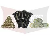 BAX00096 10x 5/8" Boss Cutting Edge Bolt Set Straight Blade Ten Holes