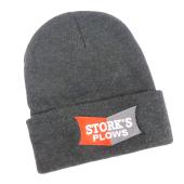 Grey Stork's Plows Knitted Beanie Hat Winter