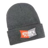 Grey Stork's Plows Knitted Beanie Hat Winter