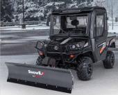 ALL NEW Mid-Duty 6' SnowEx UTV Straight Blade Snow Plow