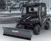 ALL NEW Mid-Duty 6' SnowEx UTV Straight Blade Snow Plow