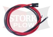 HYD01684 90" Aftermarket Power / Ground Cable Vehicle Side Truck Harness