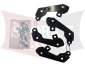 77555 Height Adapter Plate Kit Drop Brackets Western Impact, Fisher Trailblazer, Snowex UTV