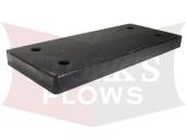 10208 Aftermarket Polyurethane Arctic Sectional Pusher Box Rubber Block LD Plow