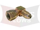B60009 Blizzard Hydraulic Adapter, 7/16"-20 90° Swivel Elbow Hose Fitting 60009