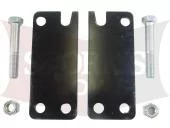 69620 2" Drop Brackets Western HTS Height Adjustment Plate Mount Adapter Kit 