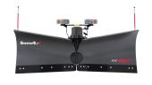 HDV Steel Plow SnowEx Heavy-Duty V-Blade V-Plow gray eight foot six inches