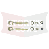 HDW01744 Boss Trip Spring Eye Bolt Kit 1/2" x 5-1/4"