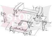 LTA04902 Boss RT3 Plow Mount 2000-2004 Dodge Dakota 