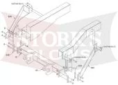 LTA09250 Boss RT3 Plow Mount 2013-2021 International Terrastar 4x4 