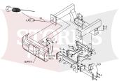 LTA09823 Boss RT3 Plow Mount 06-08 Dodge Ram 1500