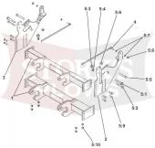 LTA23040 Boss 2019-2025 4500 5500 Dodge Ram RT3 Plow Mount