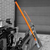 Cable Reinforced Orange 48" Snow Plow Blade Guide Markers 2 Bolt Winter