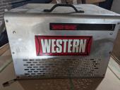 94951 Western Stainless Steel Salt Spreader Gas Engine Cover Ice-breaker