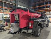 1.5 Cu Yd Western Marauder Chain Drive Salt Spreader Poly Electric In Bed Hopper Spreader