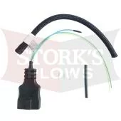 27063 Western Fisher 3 Pin Control Harness Repair End 3 Plug Truck Side 26345