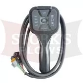 Blackline Straight Blade with Float Controller Handheld Snow Plow Control