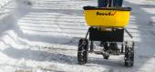 Snowex walk behind spreader