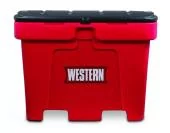 74075 Western tote Salt Storage Box 18 Cu Ft Red