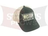 Black Western Mesh Snap Back StorksPlows.com Baseball Cap Hat Logo 