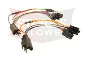 07043 LF/UF GM Plow Light Adapters Meyer Diamond Truck Lite Kit Chevy GMC Jeep 07033
