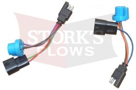 07046 HB1 9004 Bulb Plow Light Adapters Meyer Diamond Truck Lite Kit Ford Dodge Toyota 07033