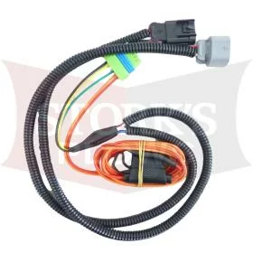 Meyer Ford 17-19 H13 Upper Headlight Harness Adapter Kit Night Lights Nite Saber 07813