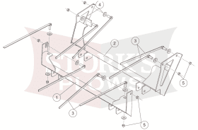 1203 western plow mount for ford mercury mazda