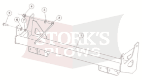 1213 western snow plow mount for ford